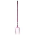 Faulks &amp; Cox Tubular Manure Fork - 4 Prong (48" Long Shaft) additional 2