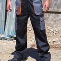 WORK-GUARD by Result Lite Trousers Black/Grey/Orange additional 1