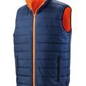 Result Safeguard Reversible Soft Padded Safety Gilet Fluorescent Orange/Navy additional 3