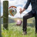 Gallagher S12 Solar Electric Fence Energiser incl. Lithium battery (3.2V - 6Ah) additional 7