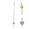 25 x Pulsara Spring steel post 1.05m with pigtail additional 4