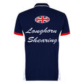 Longhorn Hereford Polo Shirt Navy additional 4