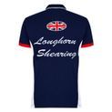 Longhorn Shearing Hereford Polo Shirt Navy additional 4