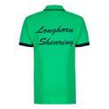 Longhorn Shearing Angus Polo Shirt Green additional 3