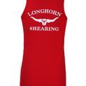 Longhorn Shearing Original Singlet Vest Red additional 1