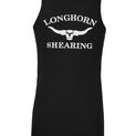 Longhorn Shearing Singlet Vest Black additional 1