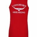 Longhorn Kids Singlet Vest Red additional 1