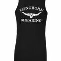 Longhorn Kids Singlet Vest Black additional 1