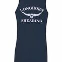 Longhorn Kids Singlet Vest Navy Blue additional 1
