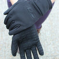 Mark Todd Winter Grip Fleece Gloves Black Child additional 1