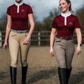 Mark Todd Competition Shirt - Ladies (Short Sleeved) Burgundy additional 2