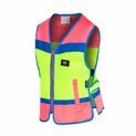 Equisafety Multicoloured Waistcoat Pink/Yellow Child additional 2