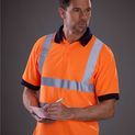 Yoko Hi-Vis Short Sleeve Polo Shirt Hi Vis Orange additional 2
