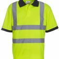 Yoko Hi-Vis Short Sleeve Polo Shirt Hi-Vis Yellow additional 1