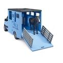 Bruder MB Sprinter Animal Transporter & Horse 1:16 additional 2