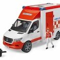 Bruder MB Sprinter Ambulance with Driver 1:16 additional 4