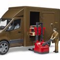 Bruder MB UPS Sprinter with Driver and Accessories 1:16 additional 2
