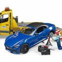 Bruder Mercedes Benz Sprinter Car Transporter With Roadster &amp; Light &amp; Sound Module 1:16 additional 2