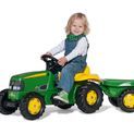 Rolly Kid John Deere Pedal Ride-On Tractor &amp; Trailer additional 2