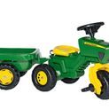 Rolly John Deere Trac Ride-On + Trailer + Sound Steering Wheel additional 1