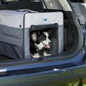 Henry Wag Folding Fabric Crate Grey additional 1