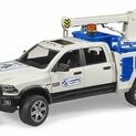 Bruder RAM 2500 Service Truck with Rotating Beacon Light additional 1