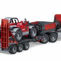 Bruder MAN TGA Truck with Low Loader Trailer and Manitou Telehandler 1:16 additional 2