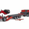 Bruder MAN TGA Truck with Low Loader Trailer and Manitou Telehandler 1:16 additional 3