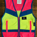 Equisafety Hi Vis Riding Waistcoat Pink/Yellow additional 3