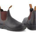 Blundstone 192 Leather Safety Dealer Boots Stout Brown additional 6