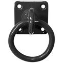 Perry Equestrian 50mm x 50mm No.550/PP Perry Equestrian Swivel Tie Ring on Plate - Pack of 2 additional 3