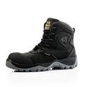 Buckler BSH012BK S3 Black Leather Safety Lace Boot with Ankle Protection additional 4