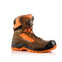 Buckler Buckz Viz BVIZ1BROR Safety Lace/Zip Boot - Brown/Orange additional 1