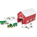Britains 1:64 John Deere 24 Piece Farm Playset with Red Barn additional 1