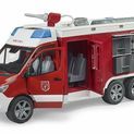 Bruder MB Sprinter Fire Service Rescue Vehicle + Light &amp; Sound Module 1:16 additional 4