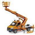 Bruder MB Sprinter with Work Platform + Light &amp; Sound Module 1:16 additional 4