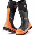 Grubs CERAMIC 5.0 S5™ Safety Wellington Boots - Black/Orange additional 1