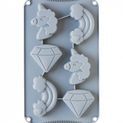 Waldhausen Unicorn, Rainbow, and Diamond Baking Mould Set additional 2
