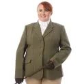 Equetech Clydon Tweed Ladies Jacket Green Herringbone additional 4