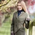 Equetech Clydon Tweed Ladies Jacket Green Herringbone additional 2