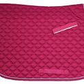 Equi-Sential Cotton Quilted Saddle Cloth Pink/White/Pink additional 1