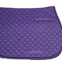 Equi-Sential Cotton Quilted Saddle Cloth Purple/Navy additional 1