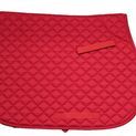 Equi-Sential Cotton Quilted Saddle Cloth Red additional 1