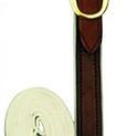 EquiSential Cotton Buckle End Lead White additional 3