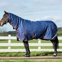 Mackey Keadeen Plus 300g Navy/Burgundy Turnout Rug additional 6