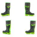 Buckler Buckbootz S5 BBZ8000GYGR Grey &amp; Green Safety Wellington Boots additional 3