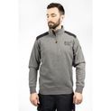 Caterpillar Essential 1/4 Zip Sweatshirt Dark Heather Grey additional 1