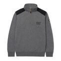 Caterpillar Essential 1/4 Zip Sweatshirt Dark Heather Grey additional 4