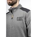 Caterpillar Essential 1/4 Zip Sweatshirt Dark Heather Grey additional 7