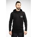 Caterpillar Hooded Long Sleeve Tee Black additional 1